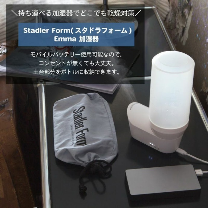 デスクに置きやすいサイズ。USB接続が可能