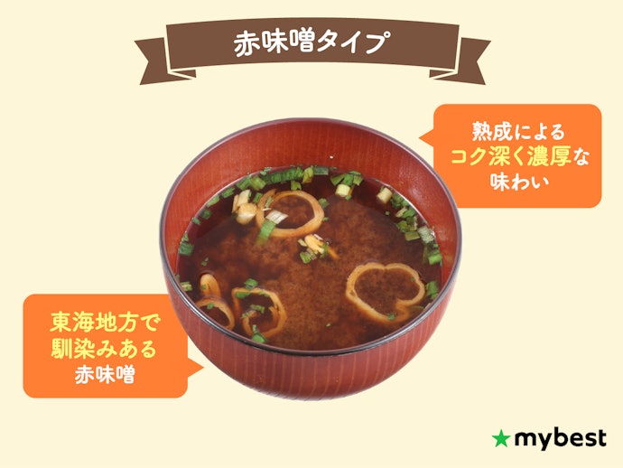 濃い味が好き・東海地方に馴染みがある人は赤味噌