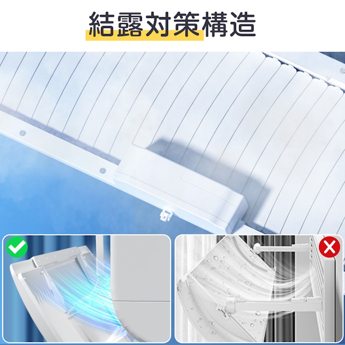 カビの心配を減らすなら結露防止機能の有無をチェック