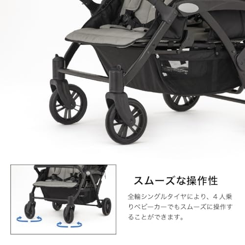 凸凹した道を通るならノーパンクタイヤがベター。ストッパーや小回り性も確認