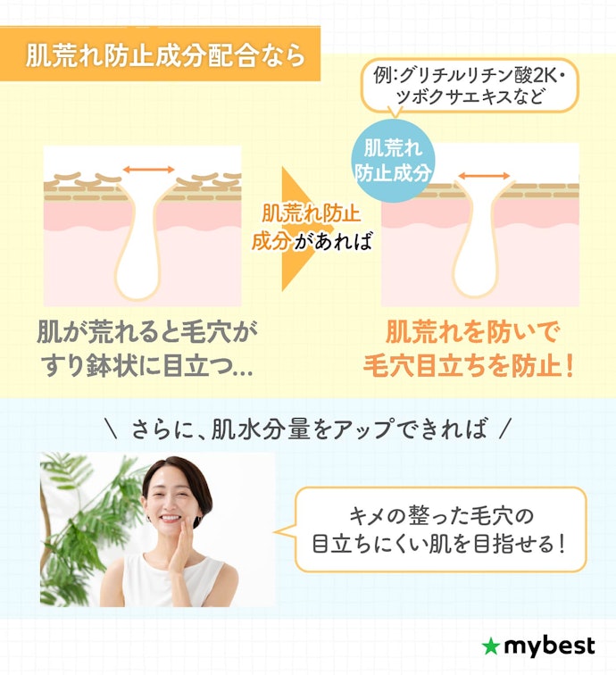 毛穴目立ちが気になる人は、肌荒れ防止・保湿効果に期待できる美容液を選ぼう