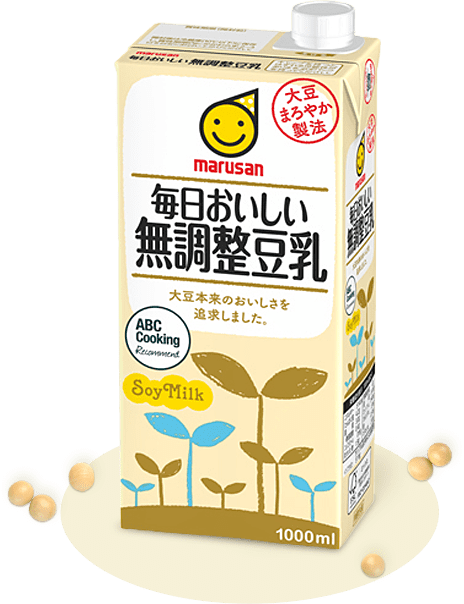 美容・健康目的なら、ヘルシーで栄養豊富な無調整豆乳をチョイス