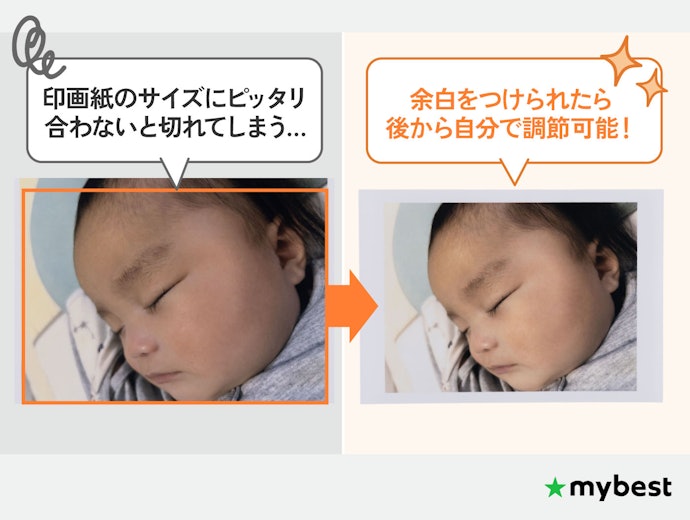 スマホで撮った写真をプリントする人は余白調節機能をチェック