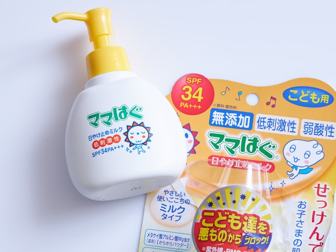 刺激のある成分は避けよう。無添加・テスト済み・対象年齢も確認