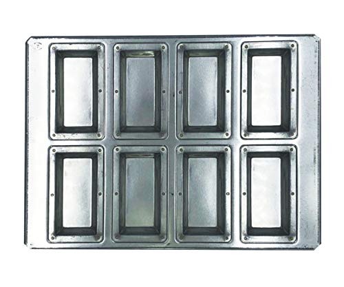 フィナンシェ型　業務用　鉄板　30個取　長方形　2枚セットです フィナンシェ型 業務用 鉄板 30個取 長方形 2枚セットです シリコン