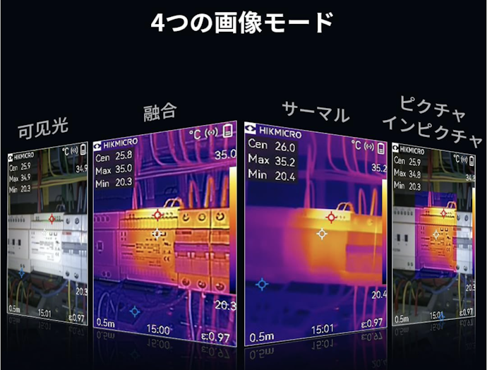 撮影対象や位置を正確に把握したいなら、可視光カメラ搭載品がおすすめ