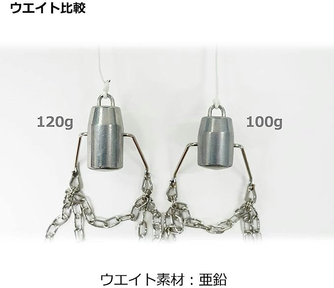 頑固な根掛かりを回収したいならオモリが100g以上あるとベター