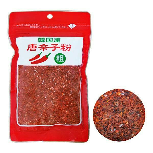 粗挽き:キムチや炒め物にぴったり!赤みを控えめにしたいときにも