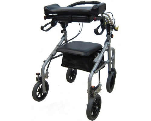 4輪歩行車:屋内・屋外の両方で使用可能。歩行がやや不安定な人にうってつけ