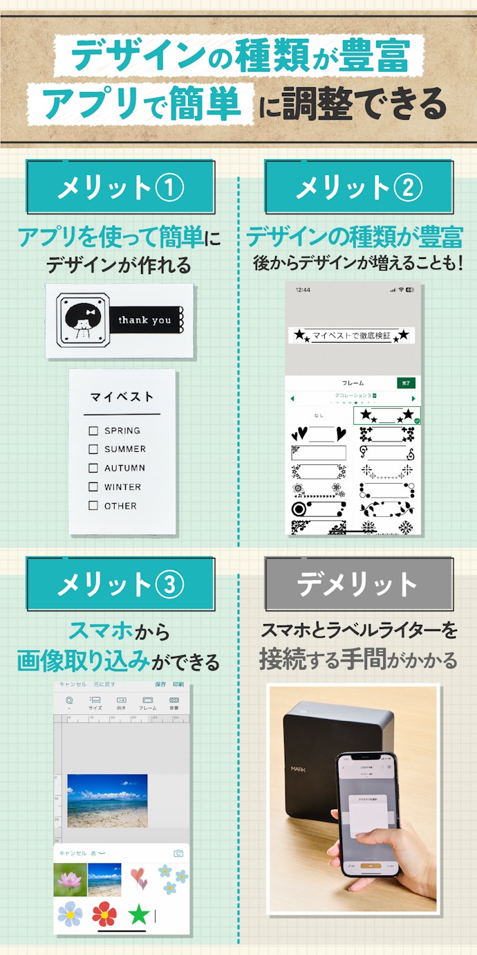 デザインをこだわりたい人にはスマホ連携型がおすすめ
