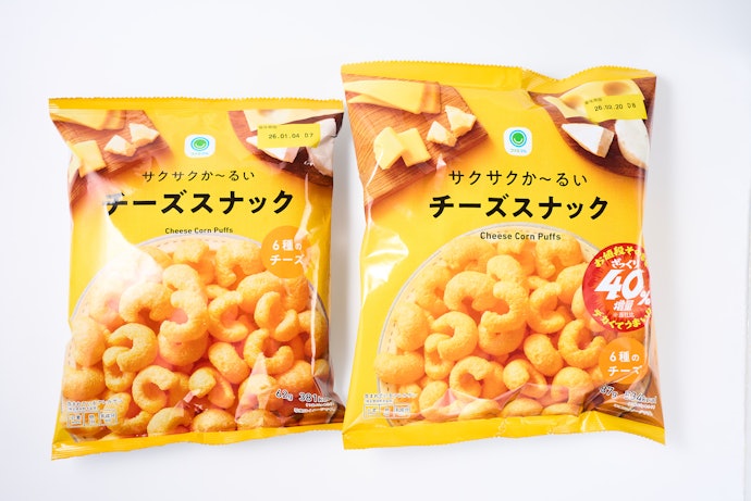 サクっとパクパク食べられちゃうスナック菓子!こちらもざっくり40%増量