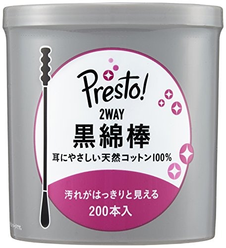 取った汚れを確認したいなら黒綿棒がおすすめ。カラー付きもあり
