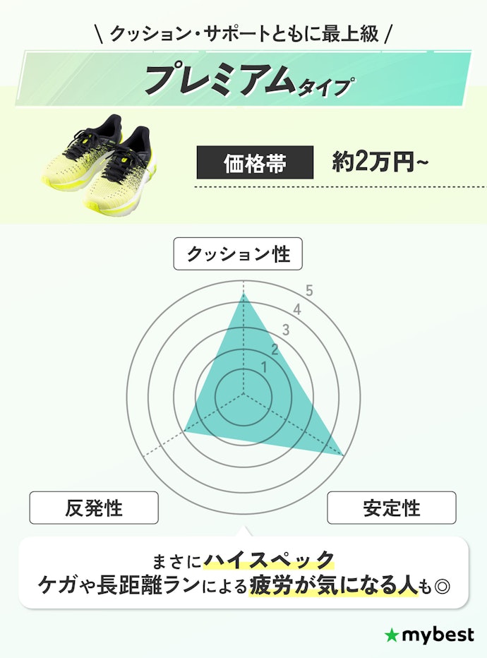 走る距離や頻度が増えて、疲労や痛みを感じ始めたらワンランク上のシューズを