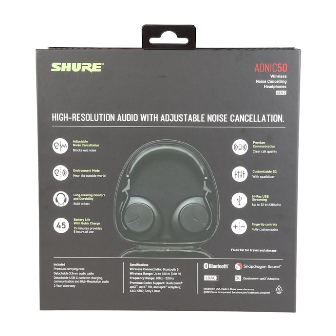 SHURE AONIC 50 GEN 2を徹底レビュー!実際に使ってわかった SHURE AONIC 50 GEN 2を徹底レビュー!実際に使ってわかった