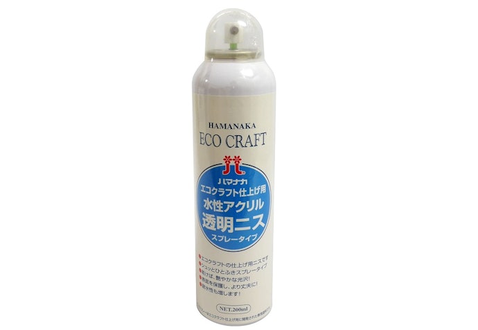 木工品の仕上げに使うなら、乾燥時間が短い水性アクリルニスがベター