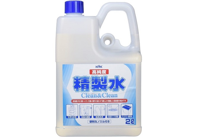 下限線より減っているときには「純水タイプ」を