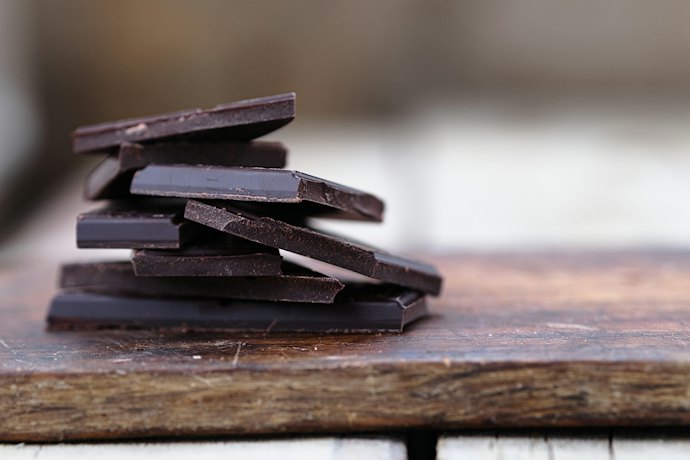 ビターな味わいが魅力の「ブラックチョコレート」