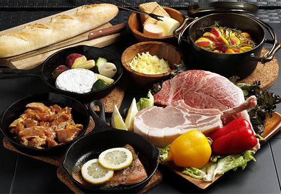 手ぶらで楽しみたいなら食事付きプランを