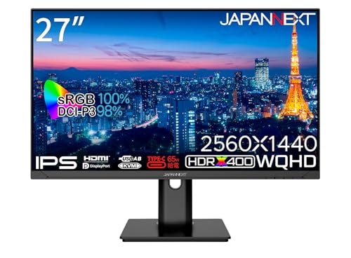 事務作業が中心なら、27インチでWQHDのモニターが候補