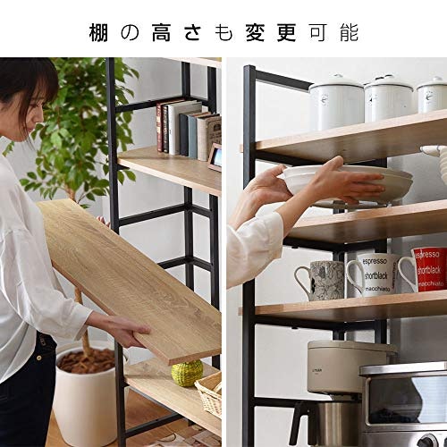 さまざまなアイテムを置きたいなら、高さを調整できる可動棚をチョイス