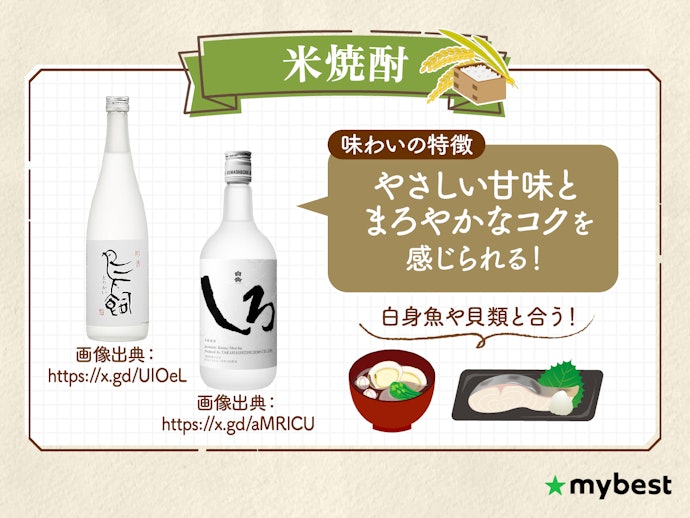日本酒好き・まろやかなコクを求める人には米焼酎
