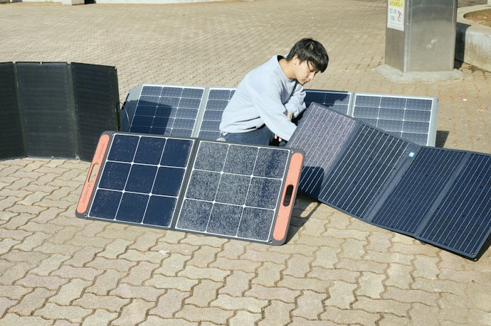 Jackery ソーラーパネル JS-100C 折り畳み式 E051 Jackery ソーラーパネル SolarSage100 JS-100C 1台 - アスクル