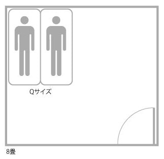 クイーン:寝返りを気にせずゆったりと眠りたいカップルにGOOD