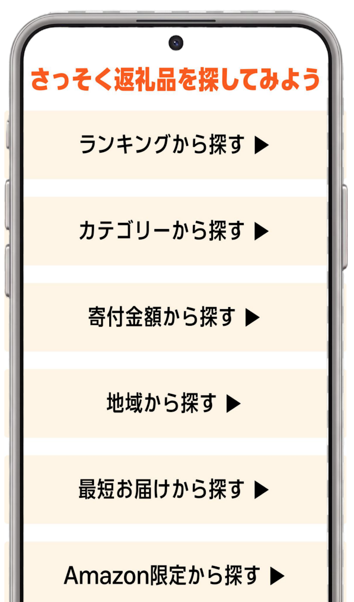 ①返礼品を選ぶ