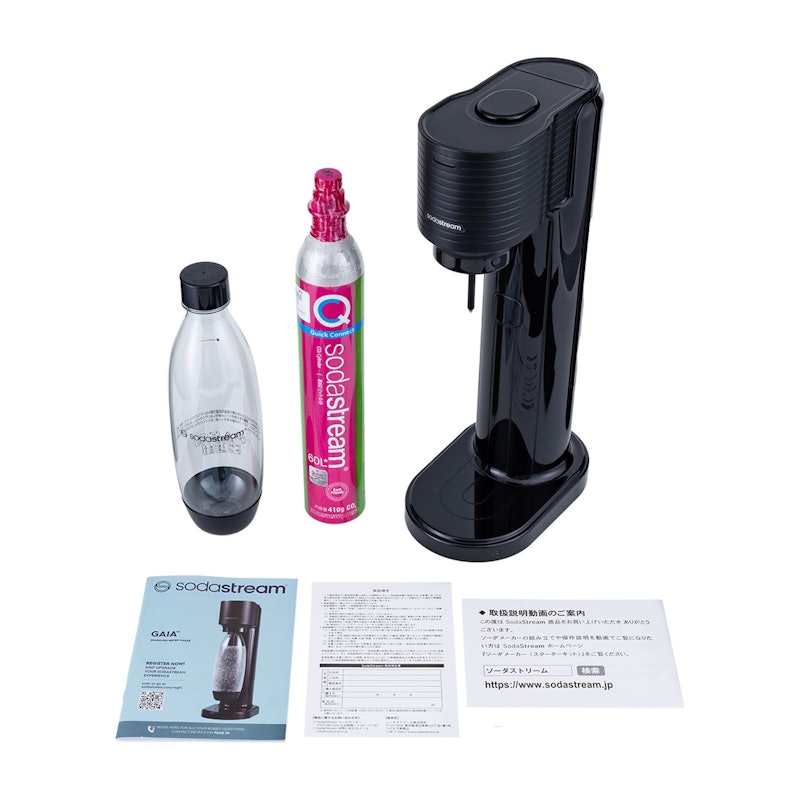 新品未使用】ソーダストリーム GAIA スターターキット ブラック 新品未