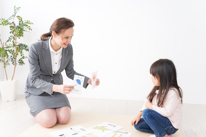 おとなしいタイプや集中しにくい子には「マンツーマンレッスン」がぴったり