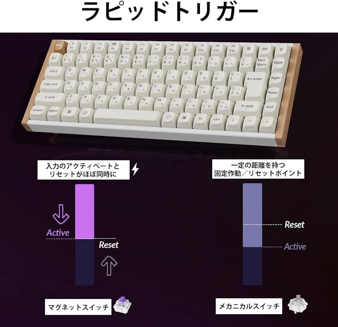 ゲームで勝ちにこだわるならラピッドトリガー対応モデルがおすすめ