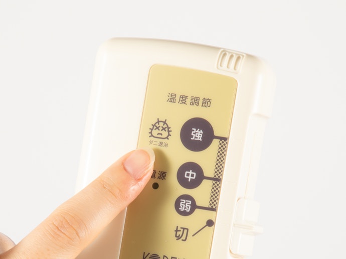 ダニ退治モードがついているものを選べば衛生面も安心