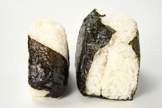 ほぼ2倍サイズ!ごま油が香る高菜明太おにぎり