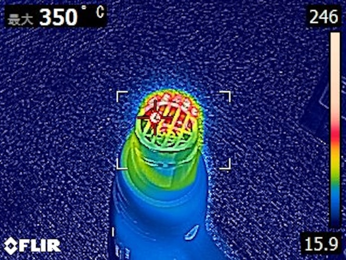 使用可能な最高温度は468℃と高い。本格的な作業にも役立つ
