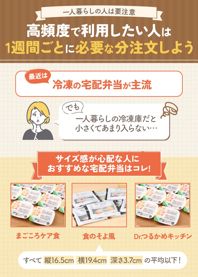消費期限を気にせずストックしたい人には冷凍がおすすめ!冷凍庫に入る量を事前にチェック