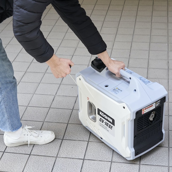 工進 インバーター発電機 GV-16SEをレビュー!クチコミ・評判を 工進 インバーター発電機 GV-16SEをレビュー!クチコミ・評判を