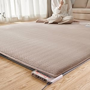 暖房器具と併用したい場合は、床暖房・ホットカーペットに対応した商品を