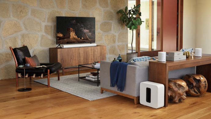 ルームチューニング機能付きは、部屋の形に合わせて音を最適化できる