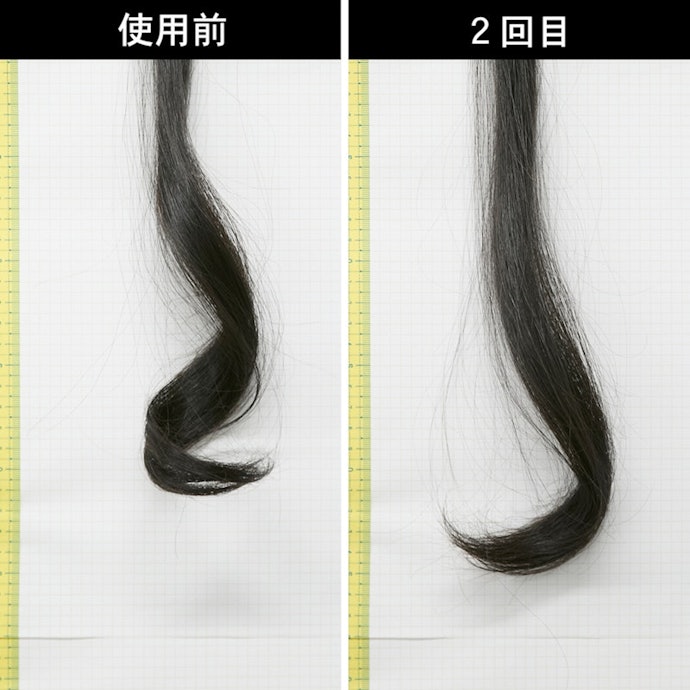 ストレート力は控えめ。強いクセ毛には不向き