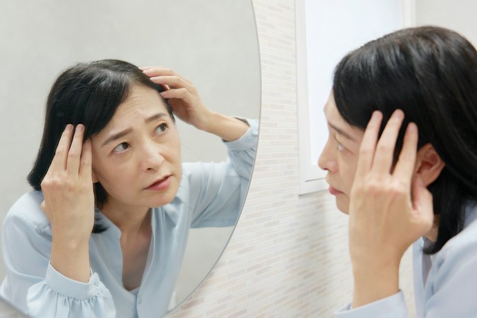 産後・加齢の女性の髪には、亜鉛・ビタミンB群に加えてイソフラボン・鉄分がおすすめ
