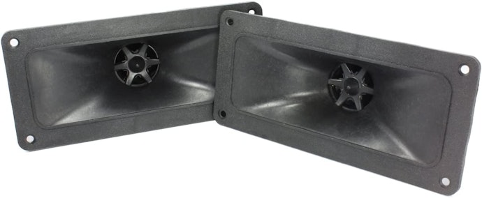 ホーン型:メガホンのような形状。臨場感のある音楽を楽しみたい人向け