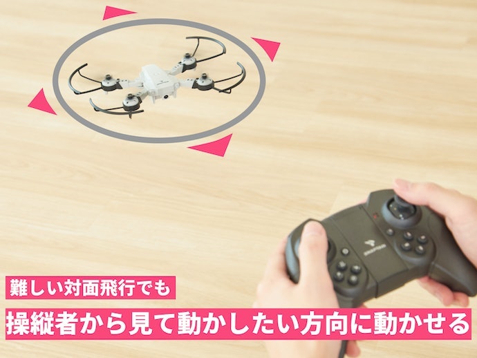 直感的に操縦したい人には、ヘッドレス機能つきがおすすめ