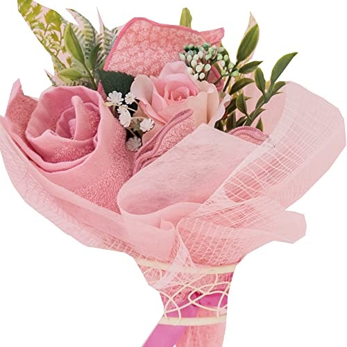 泉州タオル:きれいな色味を活かした華やかな花束が豊富
