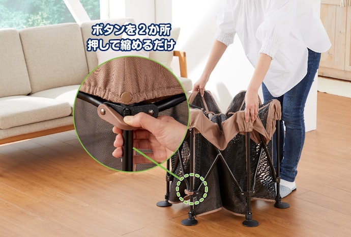 収納時のサイズ:収納場所や持ち運びやすさで決定しよう