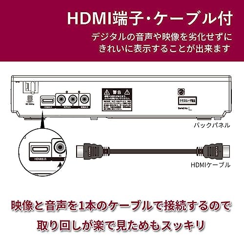 HDMI端子があるテレビには、HDMI対応モデルでOK。端子の空きも確認しよう
