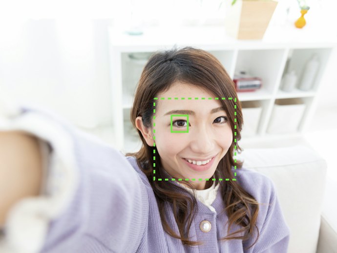 顔検出・瞳オートフォーカス機能がついていると便利
