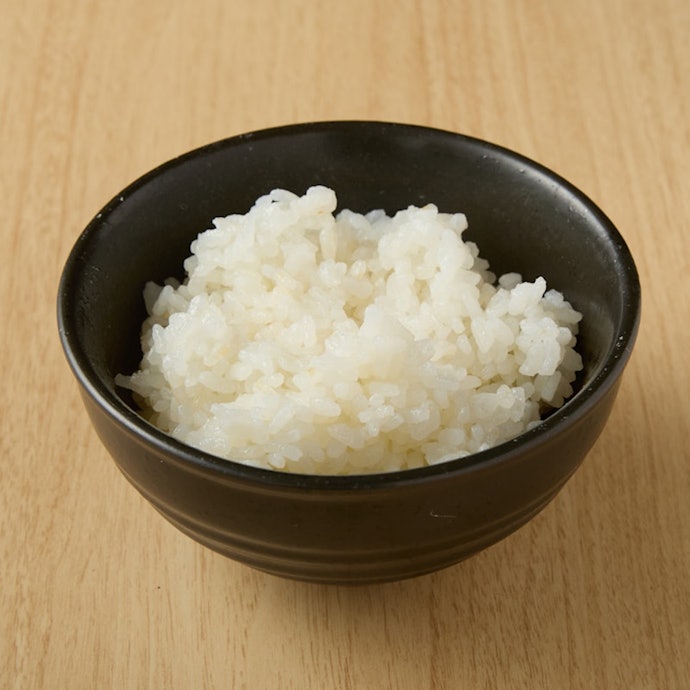 精米後のごはんの炊きあがりはつややか。弾力のある食感を楽しめた