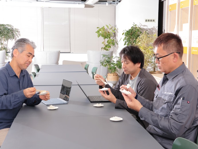 甘みと旨味のバランスが良好。粘りと弾力がある食感だった