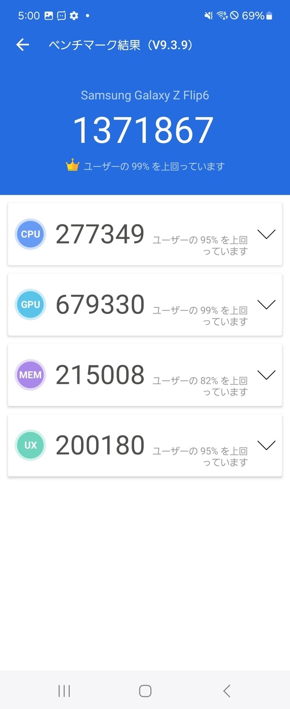 処理性能は上々!高グラフィックなゲームもサクサクプレイできる