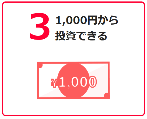 1,000円から国内株・米国株に投資できる